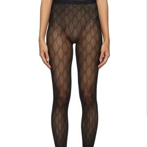 Authentic Gucci GG Patterned Tights